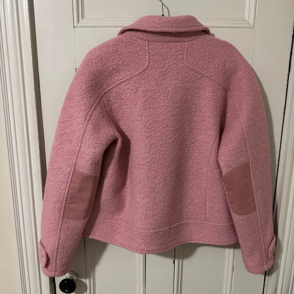 Sundance Boucle Pink Pea Coat - Picture 3 of 5